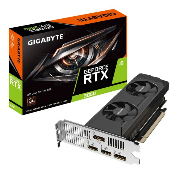 Tarjeta de Video GIGABYTE GeForce RTX 3050 OC Low Profile 6GB