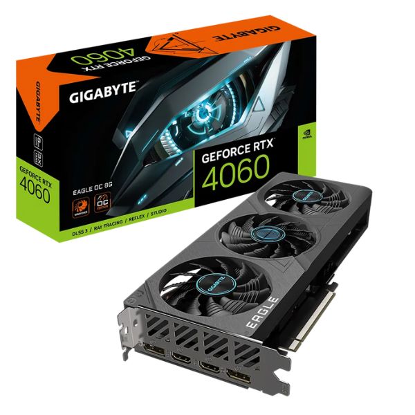 Tarjeta de Video GIGABYTE GeForce RTX 4060 EAGLE OC 8GB