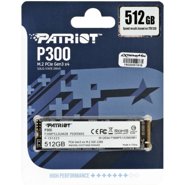 Disco Solido PATRIOT P300 512GB