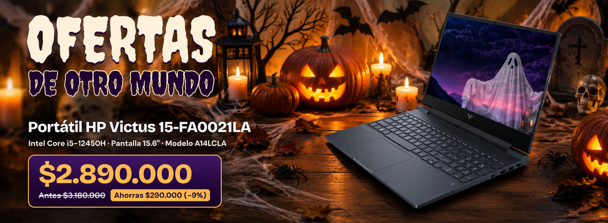 Oferta de Halloween: Monitor portátil Acer PM161Q 15.6" a $520.000, antes $580.000