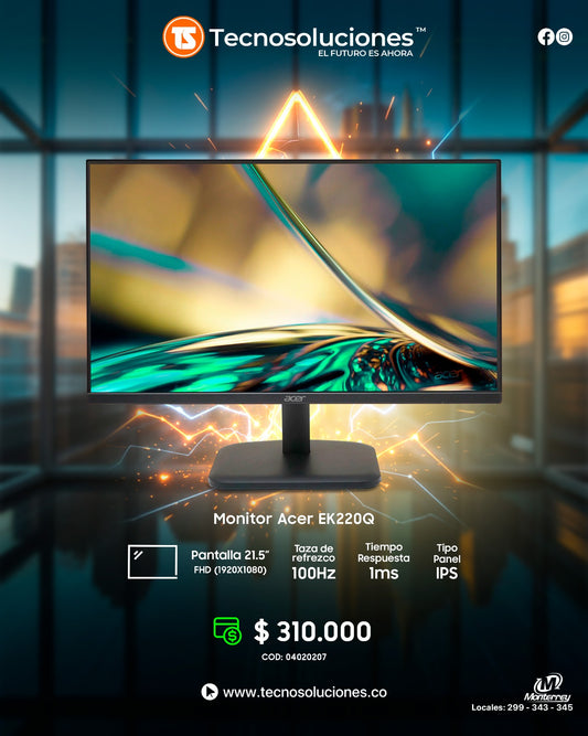 Monitor Acer EK220Q 21.5"