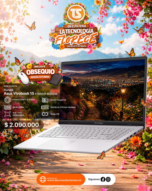 Portátil Asus Vivobook 15 CI5 1334U