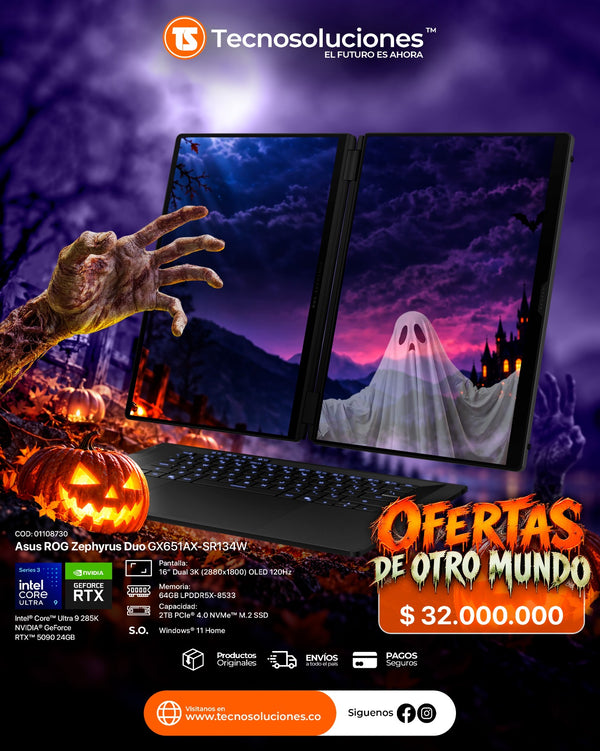 Portátil Asus ROG Zephyrus Duo Ultra 9 386H