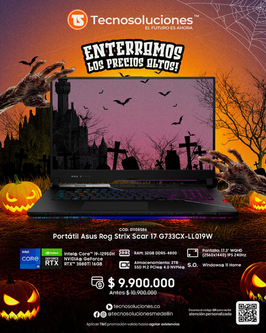 Portátil ASUS G733CX-LL019W CI9 12950H