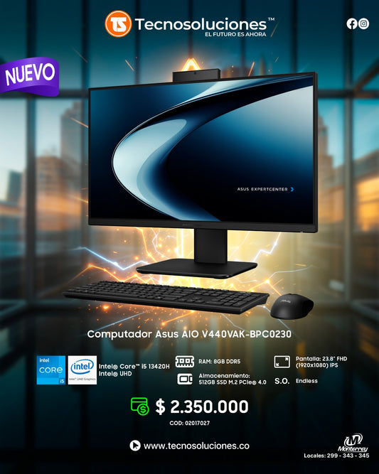 Computador Asus AIO V440VAK CI5 13420H