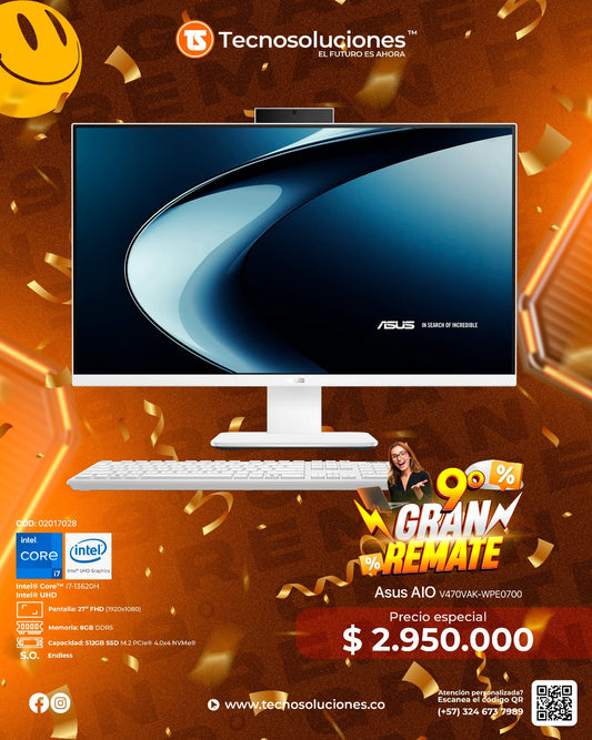 Computador Asus V400 AIO CI7 13620H