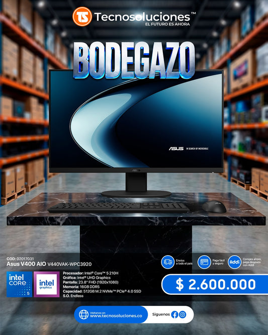 Computador Asus V400 AIO Core 5 210H