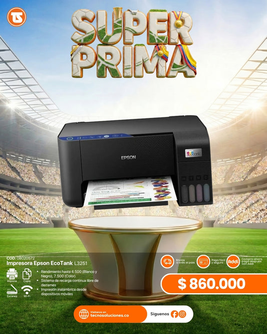 Impresora Epson EcoTank L3251