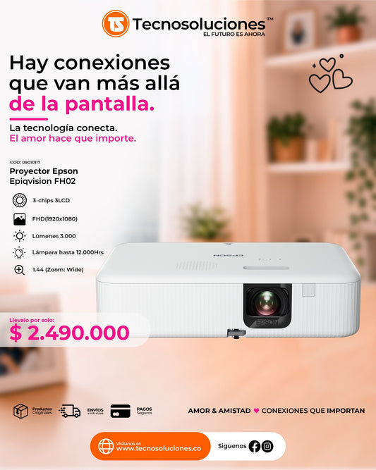 Video Proyector Epson EpiqVision FH02