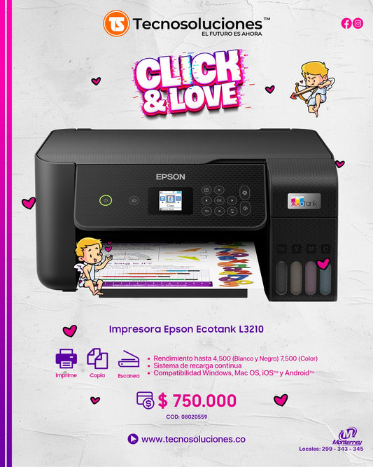 Impresora Epson Ecotank L3210 MFP