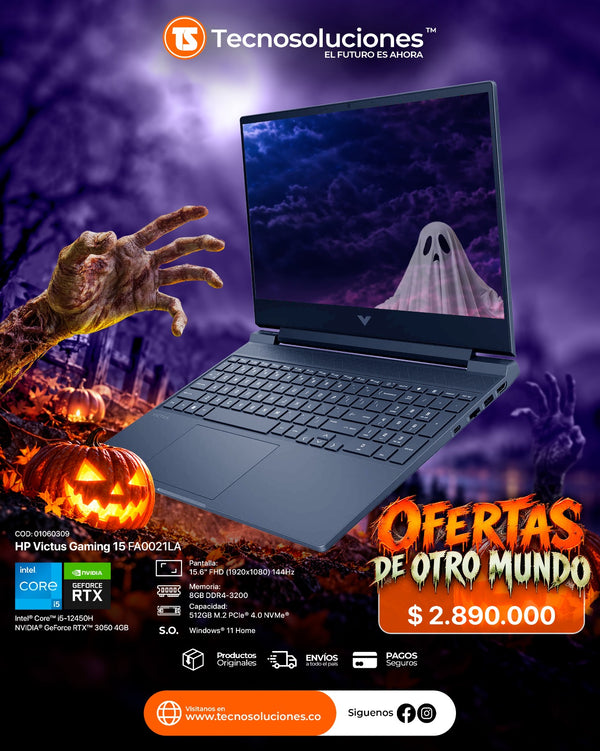 Portátil HP VICTUS 15-FA0021LA CI5 12450H