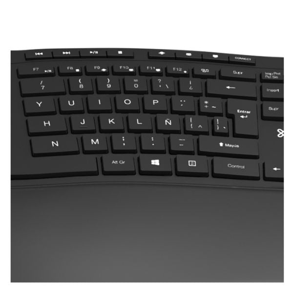 Teclado KlipXtreme KBK 530S Ergonómico