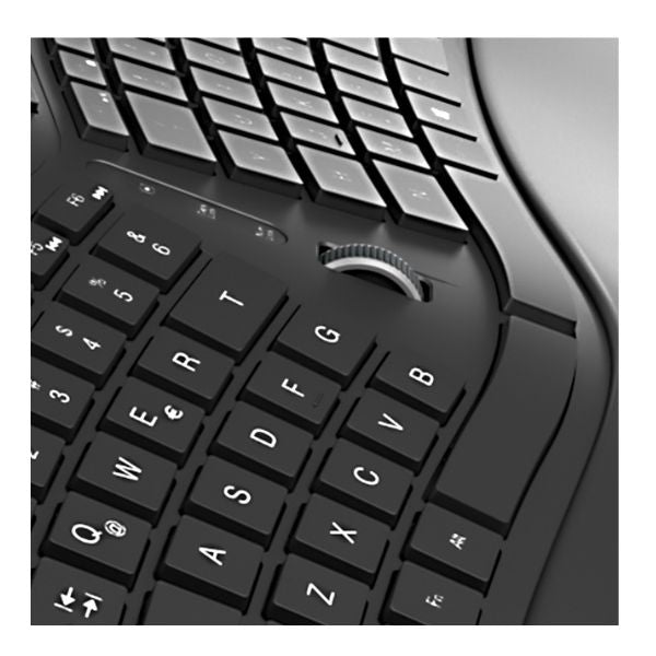 Teclado KlipXtreme KBK 530S Ergonómico