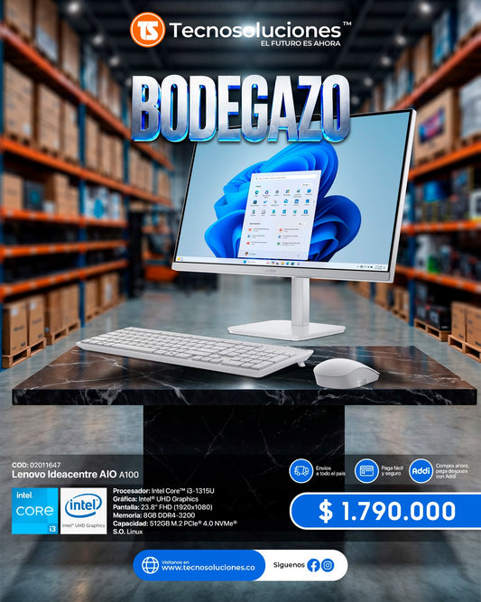 Computador Lenovo IdeaCentre AIO A100 CI3 N305
