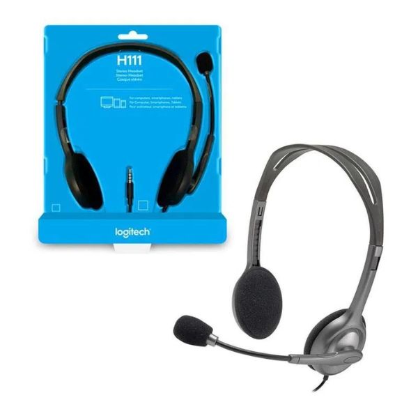 Diadema Logitech H111 Plug