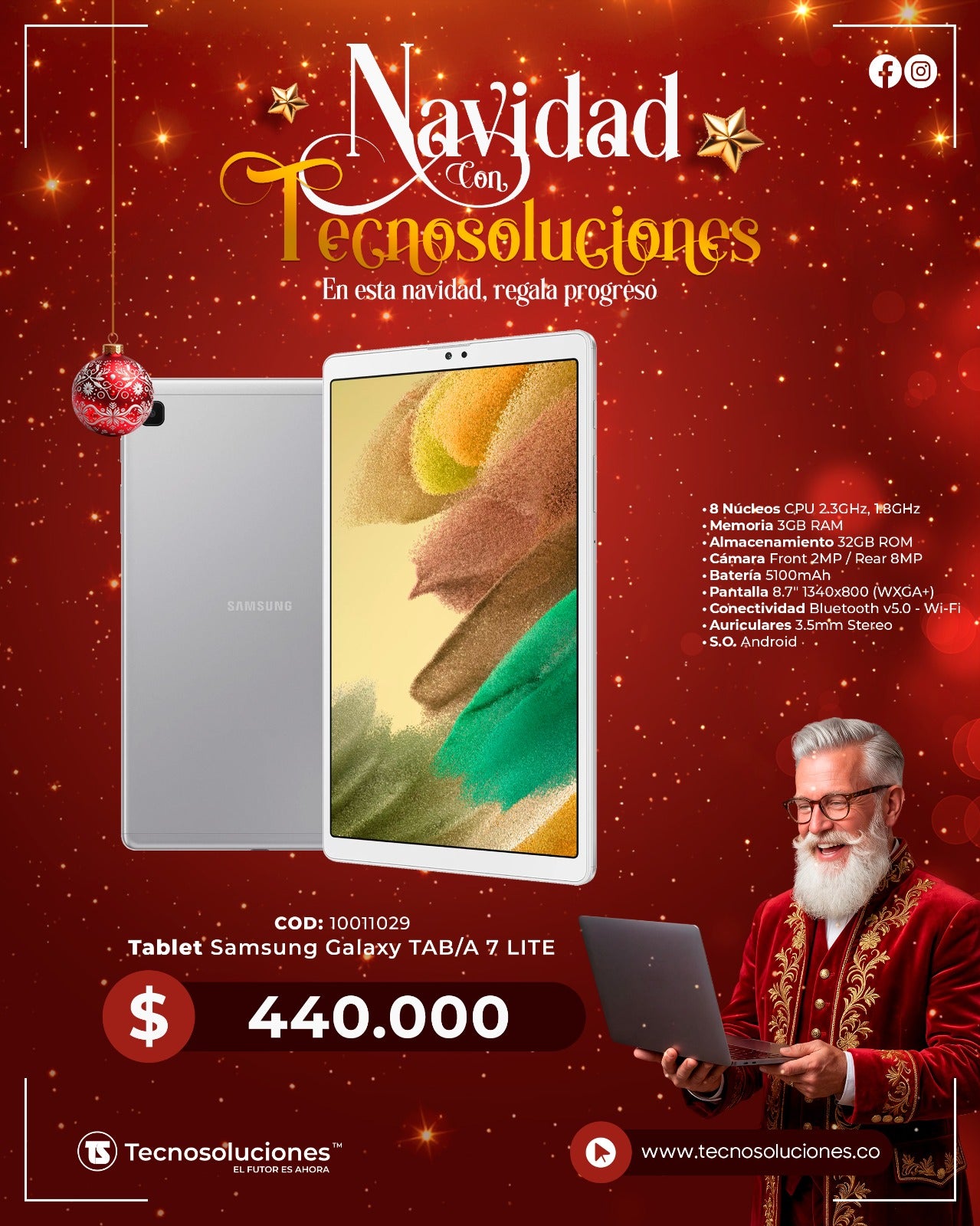 SAMSUNG Galaxy Tab A7 LITE