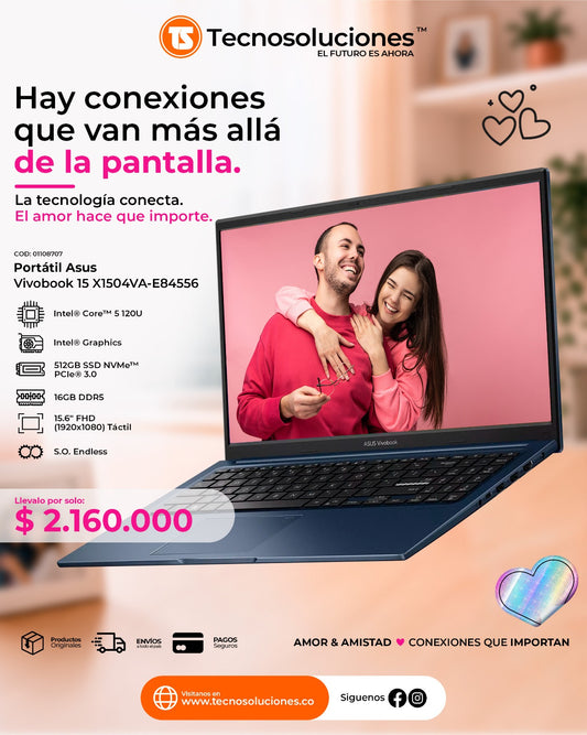 Portátil Asus Vivobook 15 Core 5 120U