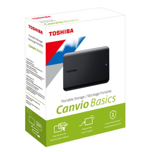 Disco Duro Externo Toshiba Canvio Basics 1TB